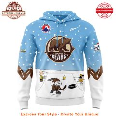 Hershey Bears Peanuts And Snoopy Night Hoodie Set