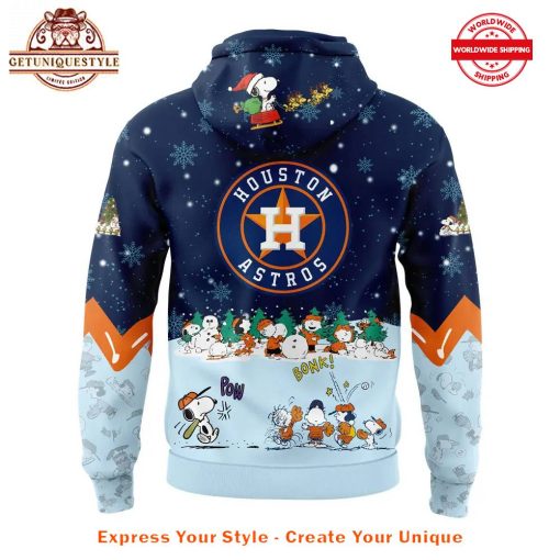 Houston Astros Peanuts And Snoopy Holiday Hoodie