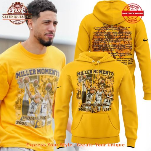 Indiana Pacers Miller Moments Limited Edition Hoodie