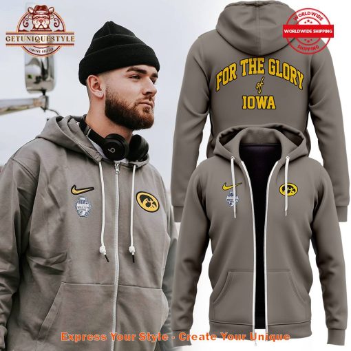 Iowa Hawkeyes Music City Bowl For The Glory Zip Hoodie