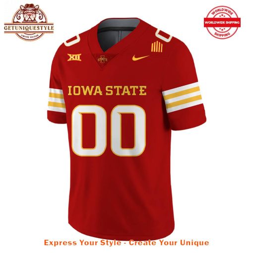 Iowa State Cyclones 2024 Newest Red Custom Jersey