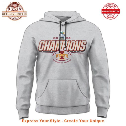 Iowa State Cyclones Pop Tarts Bowl Champions 2024 Hoodie