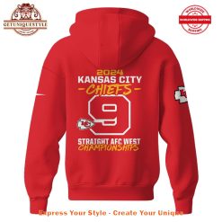 Kansas City Chiefs 2024 AFC West Champions Hoodie