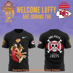 Kansas City Chiefs x One Piece Welcome Luffy Are Joining Shirt