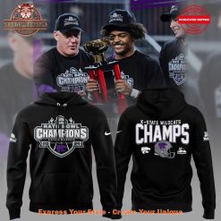 Kansas State Wildcats 2024 Rate Bowl Champions Black Hoodie