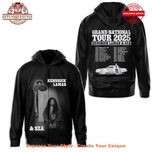 Kendrick Lamar And SZA The Grand National Tour 2025 Limited Edition Shirt