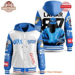 Kendrick Lamar GNX Album Hooded Baseball Jacket