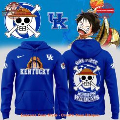 Kentucky Wildcats Basketball x One Piece Special New Night Hoodie