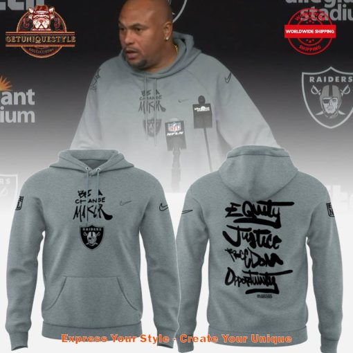 Las Vegas Raiders 2024 Limited Be A Change Maker Hoodie