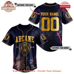 League of Legends Arcane Custom Baseball Jersey