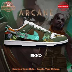 League of Legends Ekko Arcane Nike SB Dunk Shoes