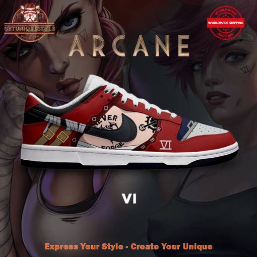 League of Legends Vi Arcane Nike SB Dunk Shoes