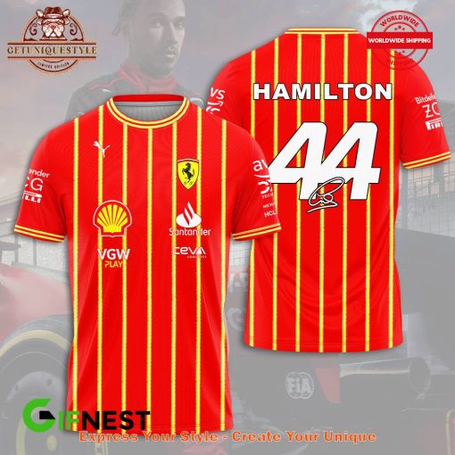 Lewis Hamilton Scuderia Ferrari F1 Limited Edition Shirt