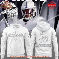 Limited Edition Minnesota Vikings White Hoodie 2024