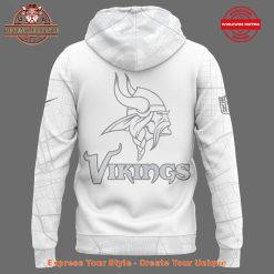 Limited Edition Minnesota Vikings White Hoodie 2024