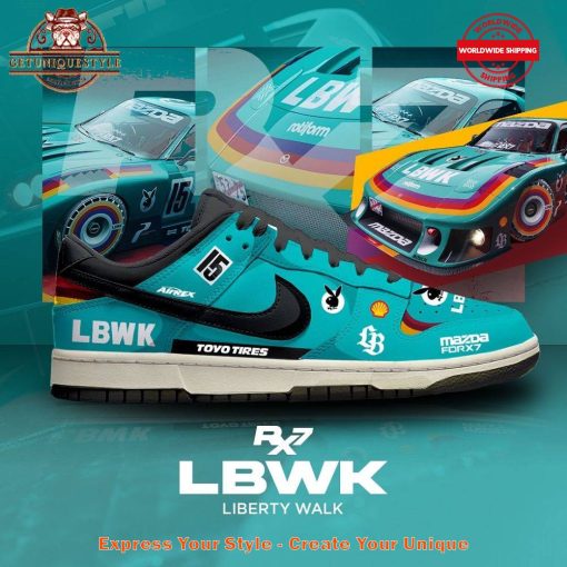 Limited RX7 Liberty Walk SB Dunk Low Shoes