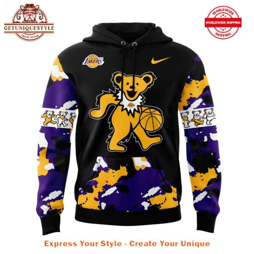 Los Angeles Lakers Grateful Dead Night Hoodie