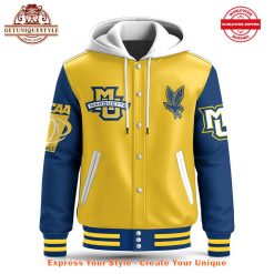 Marquette Golden Eagles Basketball Limited Edition Hooded Baseball Jacket