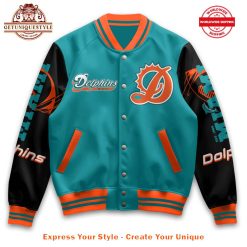 Miami Dolphins Football Est 1966 Limited Edition Baseball Jacket