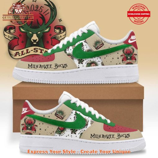 Milwaukee Bucks All Stars 2025 Limited Premium Air Force 1