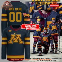 Minnesota Golden Gophers Iron Range Alternates Limited Edition Hockey Jersey