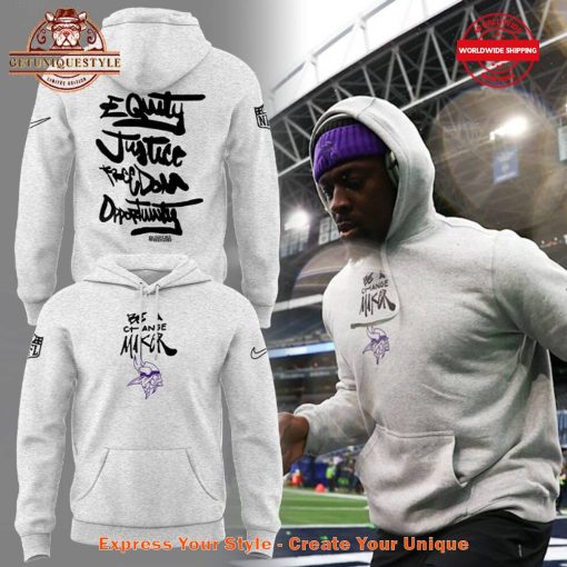 Minnesota Vikings Limited Be A Change Maker Hoodie