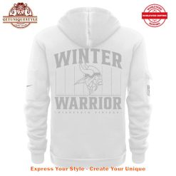 Minnesota Vikings NFL Winter Warrior Limited Edition Half Zip Hoodie