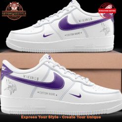 Minnesota Vikings Winter Warrior Limited Edition Custom Name Air Force 1