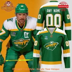 Minnesota Wild NHL 2024-2025 Reverse Retro Hockey Jersey