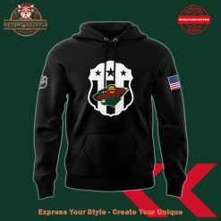 Minnesota Wild x 2025 Law Enforcement Appreciation Night Premium Limited Hoodie