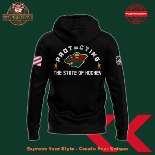 Minnesota Wild x 2025 Law Enforcement Appreciation Night Premium Limited Hoodie