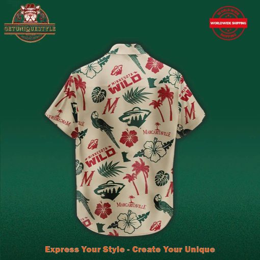 Minnesota Wild x Margaritaville Night Premium Limited Hawaiian Shirt