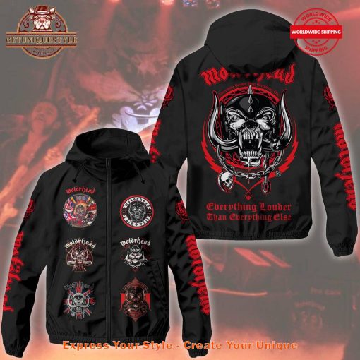 Motorhead Everything Louder Than Everything Else Windbreaker Jacket