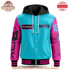 NKOTB Ambassador Hooded Baseball Jacket