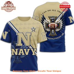 Navy Midshipmen I Can Do All Things Who Strengthens Me Shirt Collection