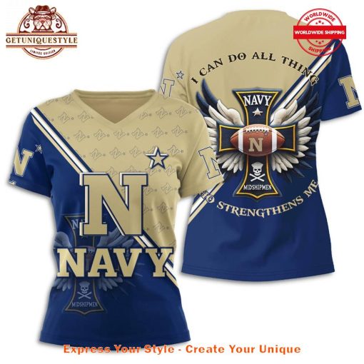 Navy Midshipmen I Can Do All Things Who Strengthens Me Shirt Collection