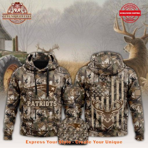 New England Patriots x Hunting 2024 Limited Edition Hoodie