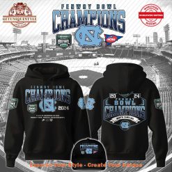 North Carolina Tar Heels Fenway Bowl Champions 2024 Hoodie