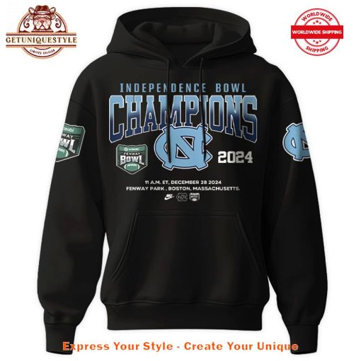 North Carolina Tar Heels Fenway Bowl Champions 2024 Hoodie