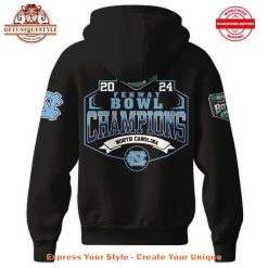 North Carolina Tar Heels Fenway Bowl Champions 2024 Hoodie