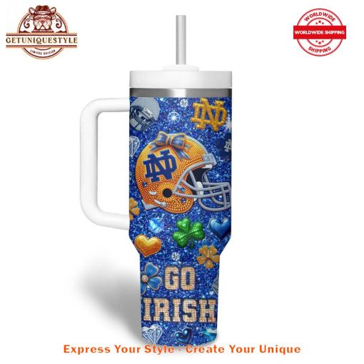 Notre Dame Fighting Irish Go Irish 40oz Stanley Tumbler