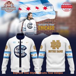 Notre Dame Hockey Frozen Confines Uniform Special 2025 Baseball Jacket