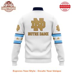 Notre Dame Hockey Frozen Confines Uniform Special 2025 Baseball Jacket