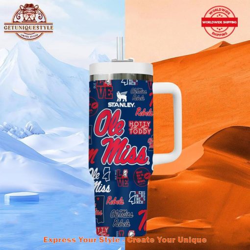 Ole Miss Rebels Hotty Toddy 40oz Stanley Tumbler