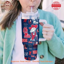 Ole Miss Rebels Hotty Toddy 40oz Stanley Tumbler