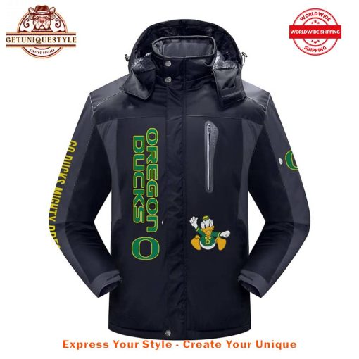 Oregon Ducks Damn Right Ducks Or Nothing Windbreaker Jacket