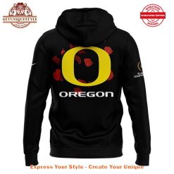 Oregon Ducks Rose Bowl Game Premium Black Hoodie