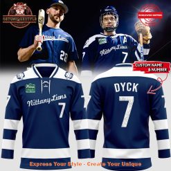 Penn State Nittany Lions x Chicago Cubs Custom Hockey Jersey