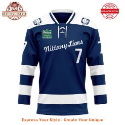 Penn State Nittany Lions x Chicago Cubs Custom Hockey Jersey