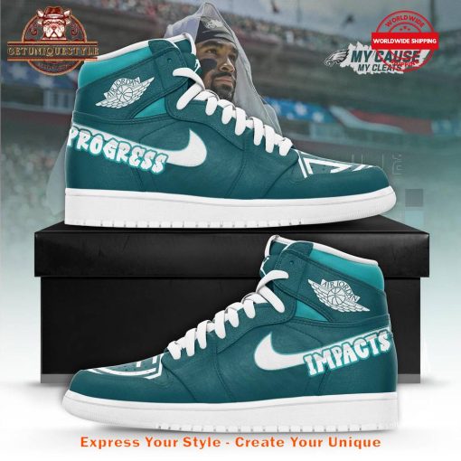 Philadelphia Eagles Jalen Hurts Limited Edition Air Jordan 1